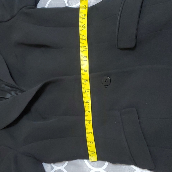 ELIZABETTA FRANCHI BLACK BLAZER SIZE 46 - Picture 15 of 16